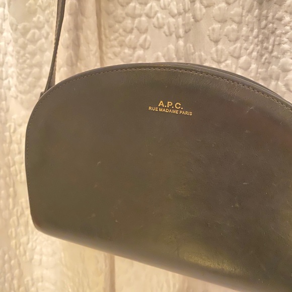 A.P.C. Bags Apc Half Moon Bag Black Poshmark